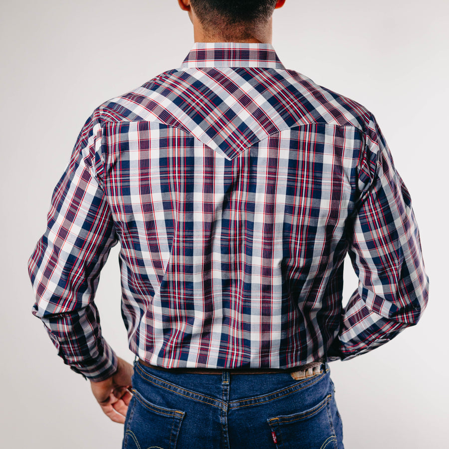 Camisa Hannover Cuadros Rojo Negro 318