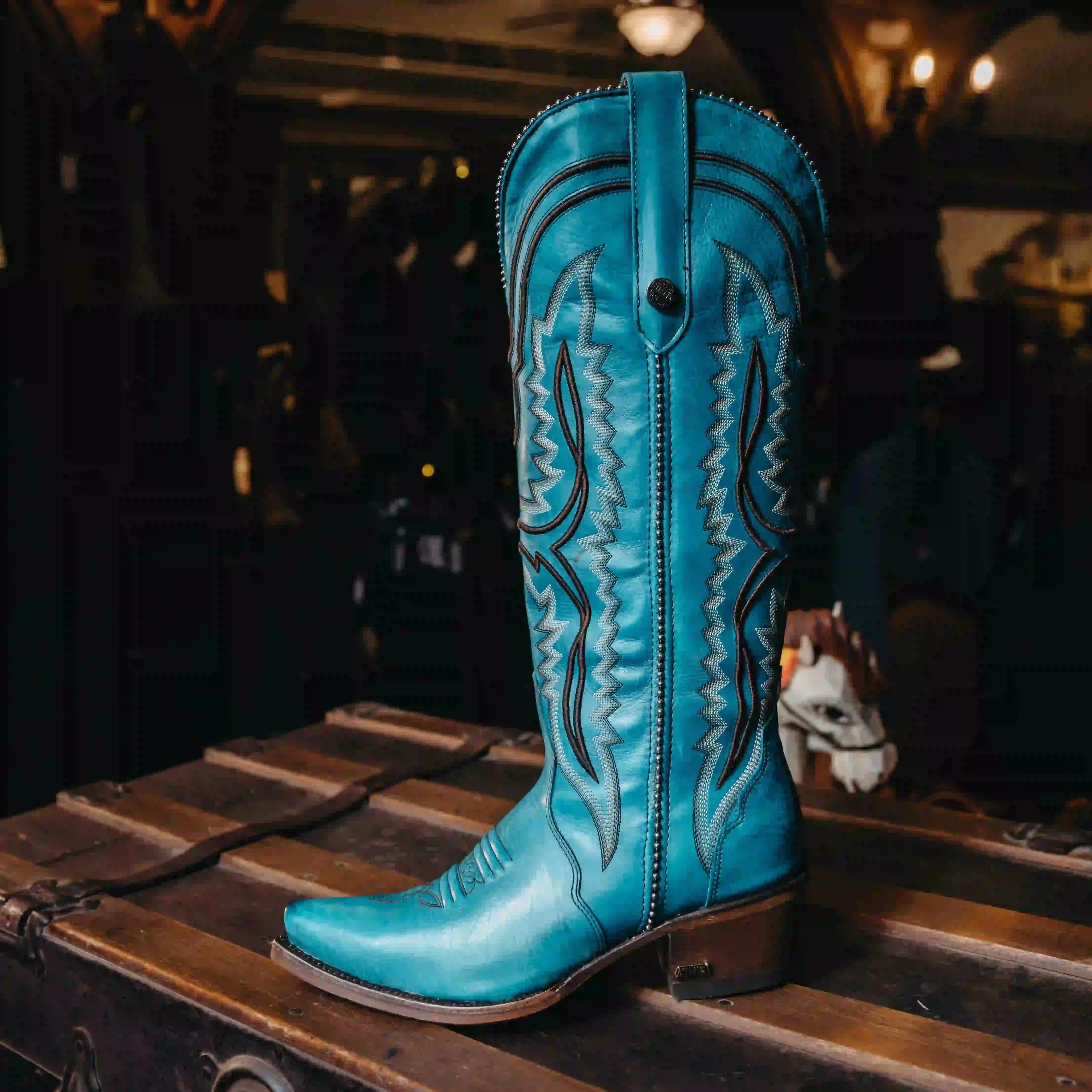 Bota Athiri Athala Cleyton Turquesa H-Marie 020