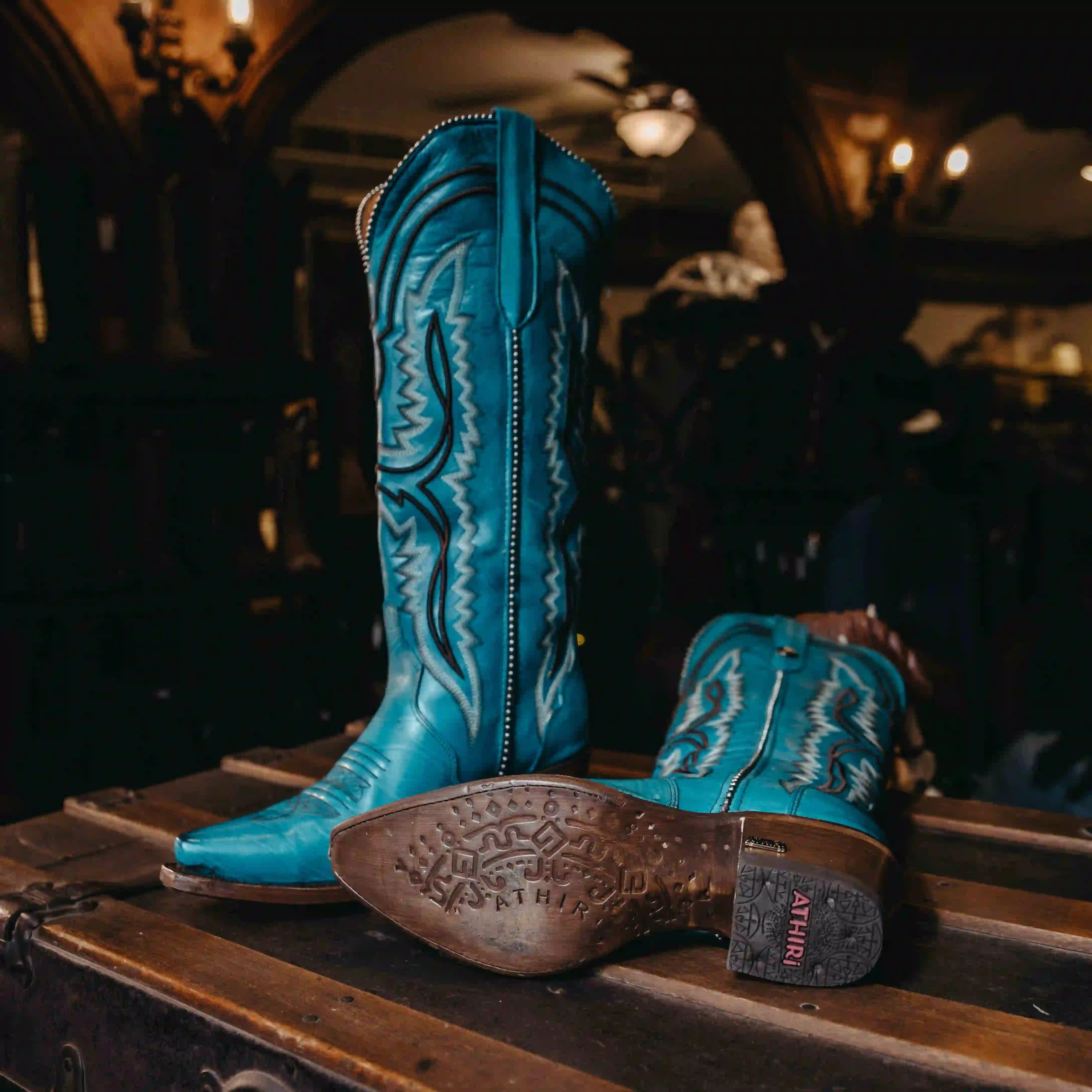 Bota Athiri Athala Cleyton Turquesa H-Marie 020