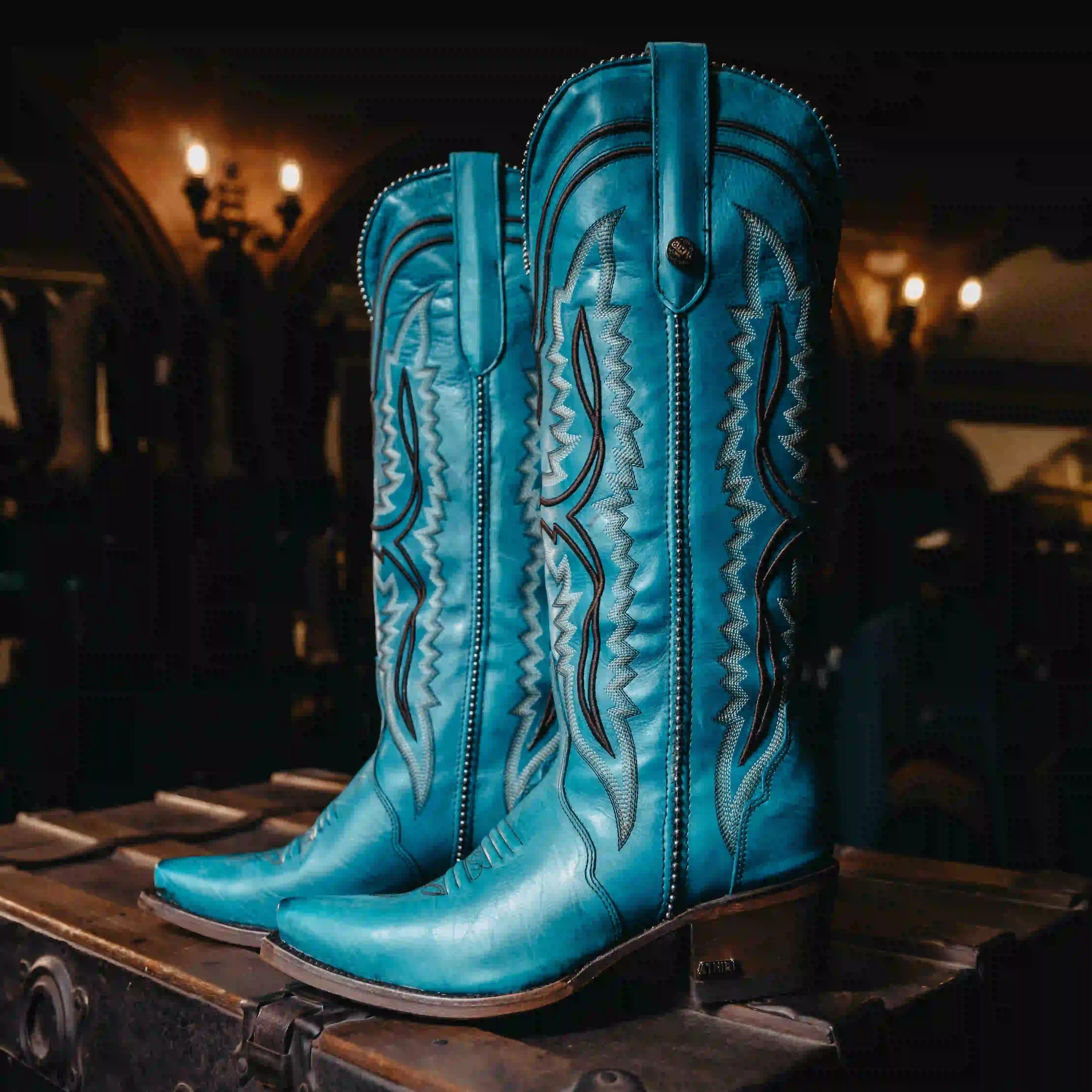 Bota Athiri Athala Cleyton Turquesa H-Marie 020