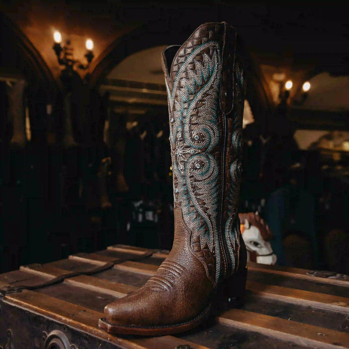 Bota Athiri Athala Cavalier Café H-Marie