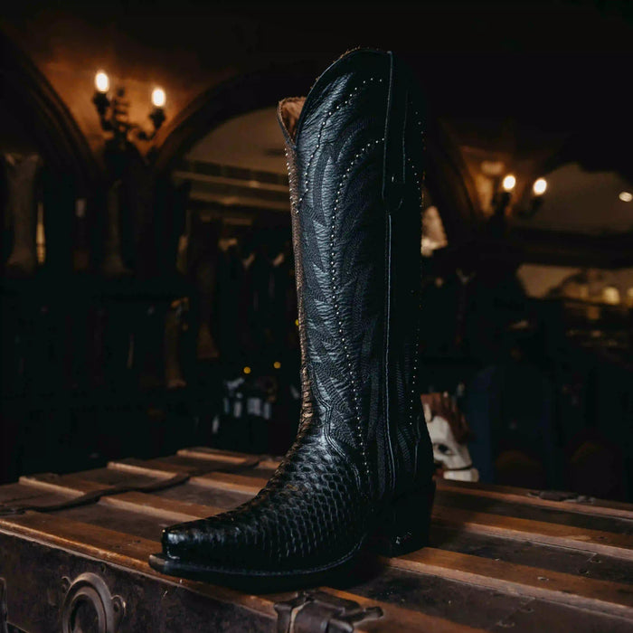 Bota Athiri Latifa Piton Negro H-Marie