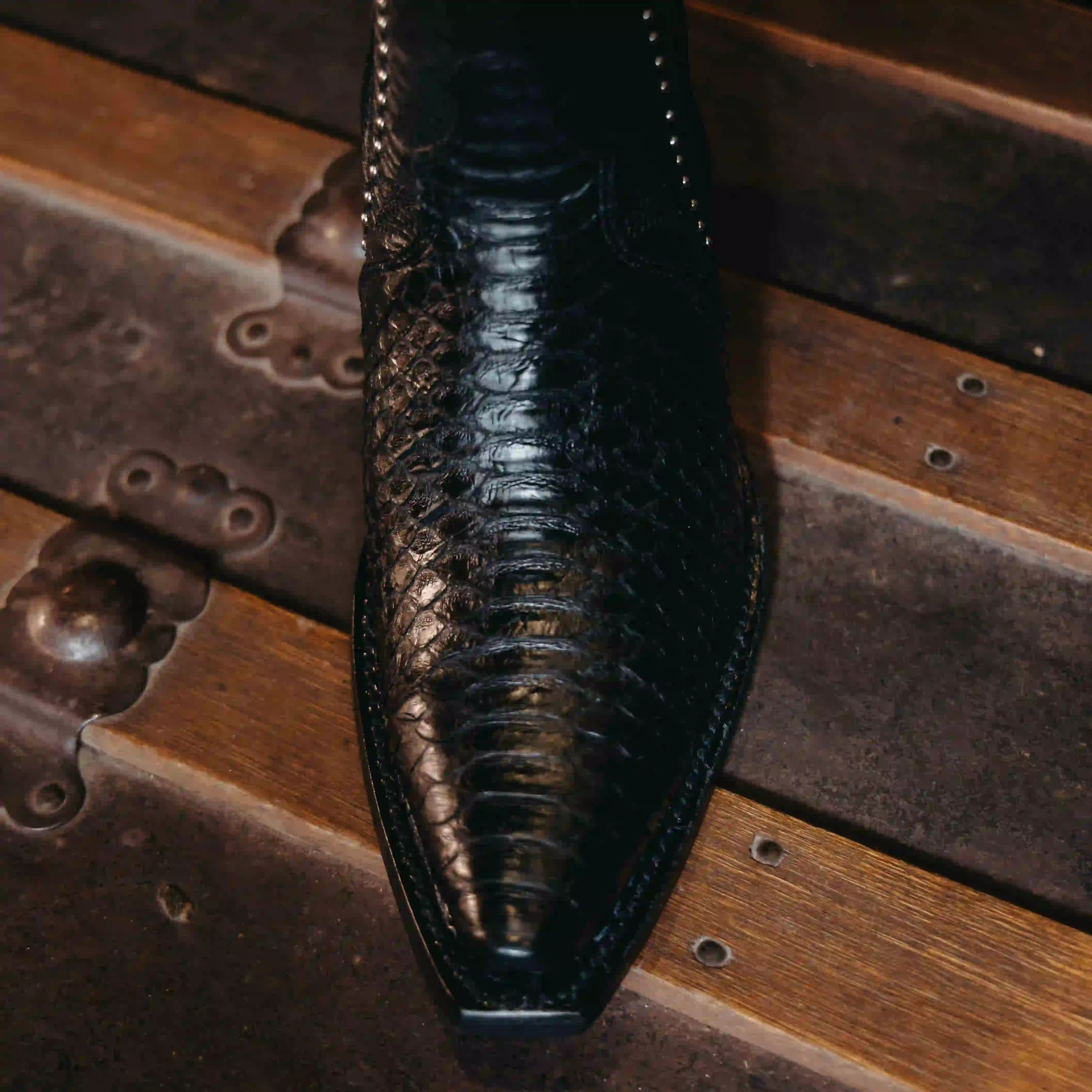 BOTA ATHIRI LATIFA PITON NEGRO H-MARIE