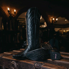 BOTA ATHIRI LATIFA PITON NEGRO H-MARIE