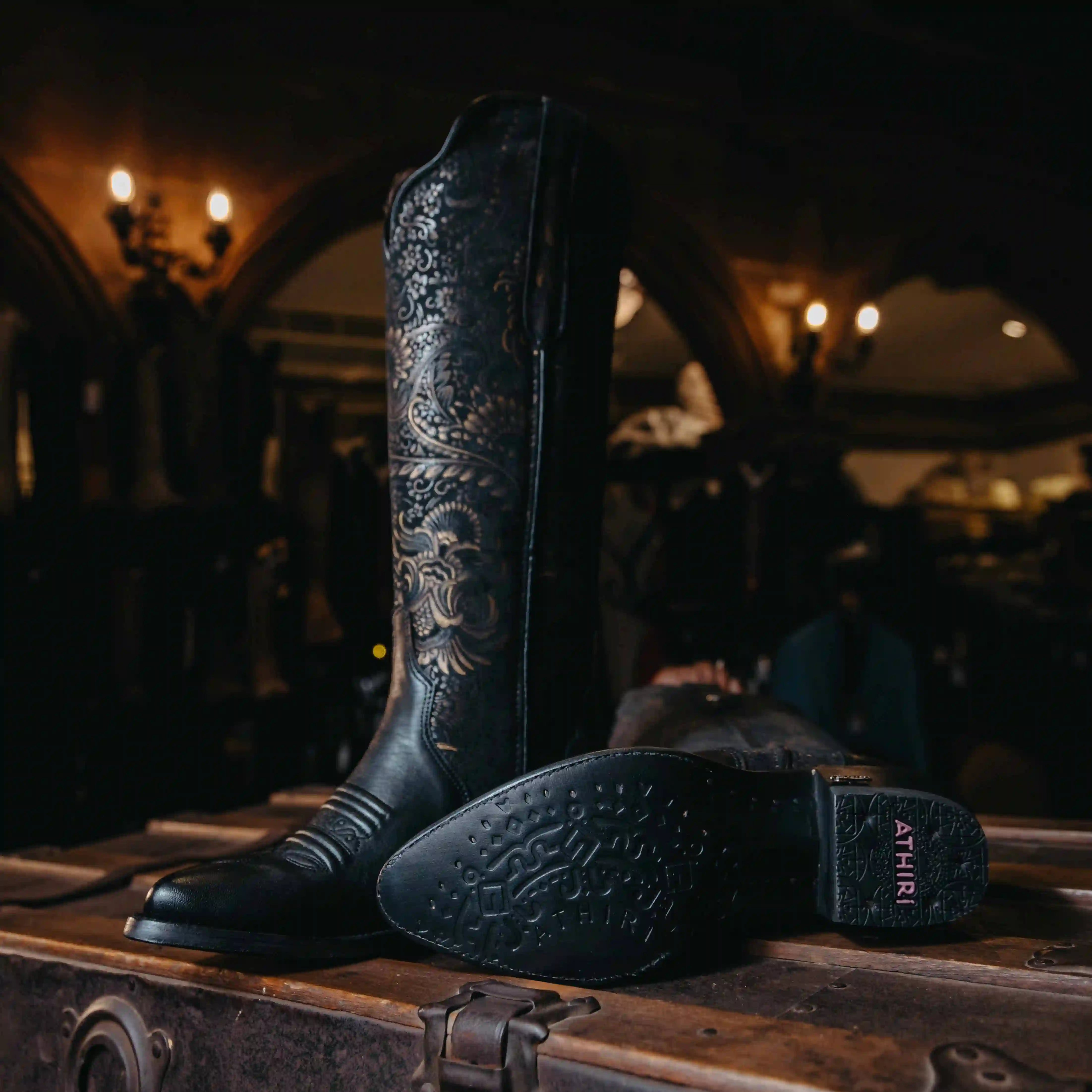 BOTA ATHIRI CEREY RUSH NEGRO H-ROUS OVAL
