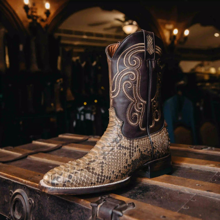 Bota Cowboys Exótica Piton Caml H-500