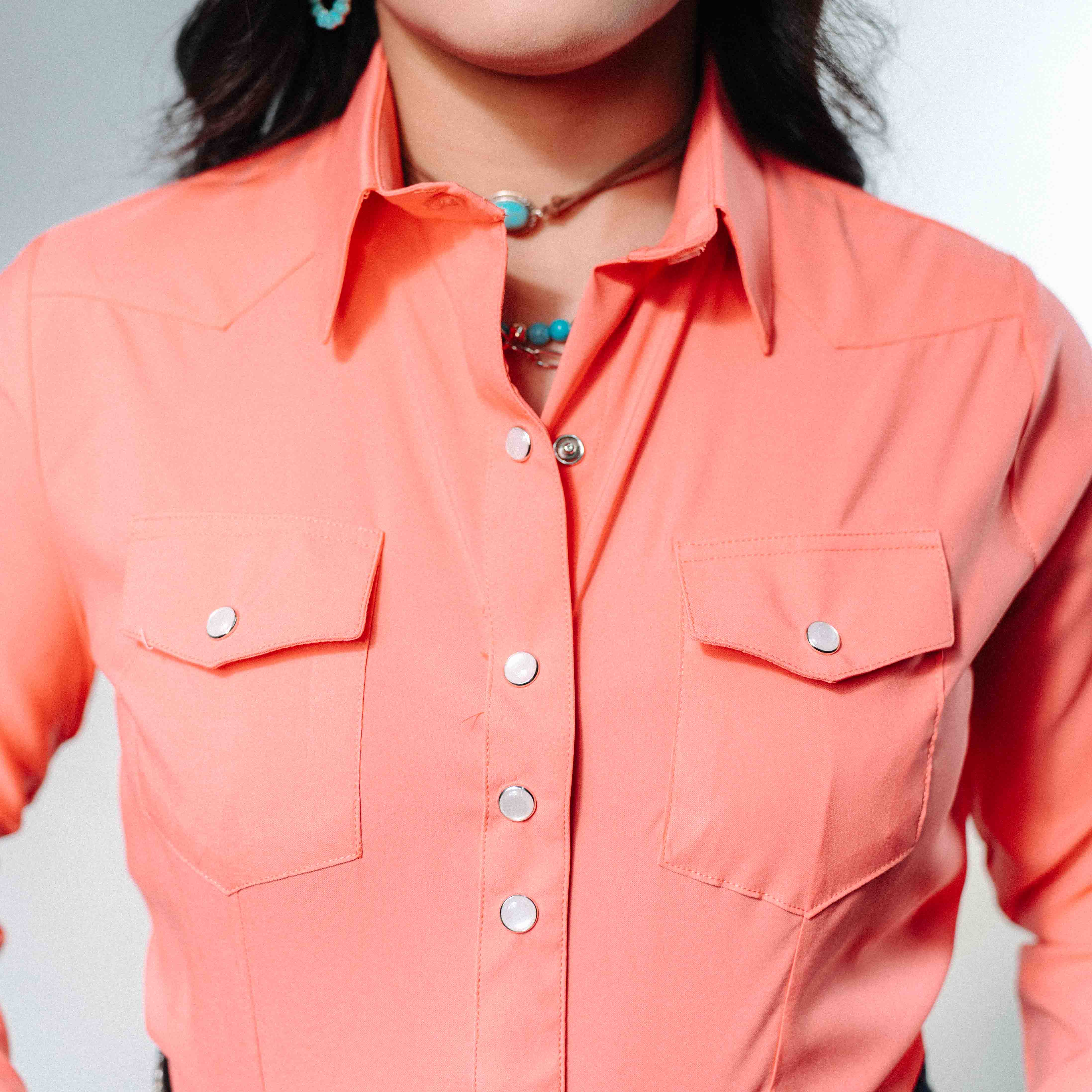 Blusa Doble Erre Performance Coral