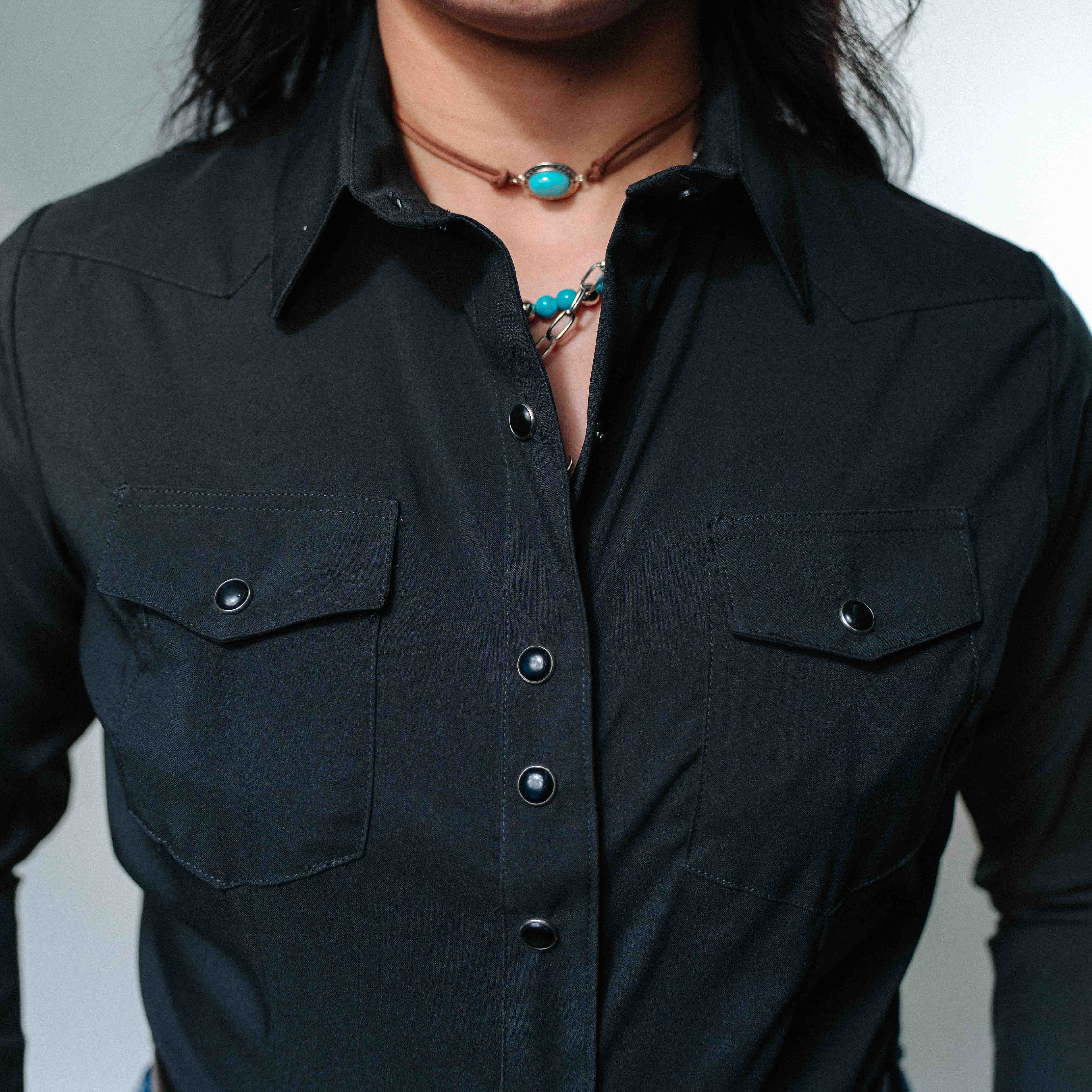 Blusa Doble Erre Performance Negro