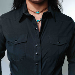Blusa Doble Erre Performance Negro