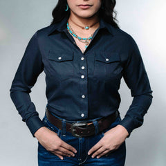 BLUSA DOBLE ERRE LISA MILAN AZUL