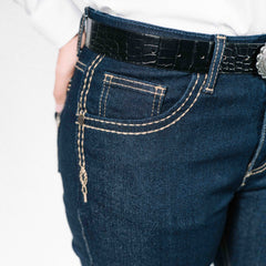 Pantalon Wrangler Cintura Alta Retro 086