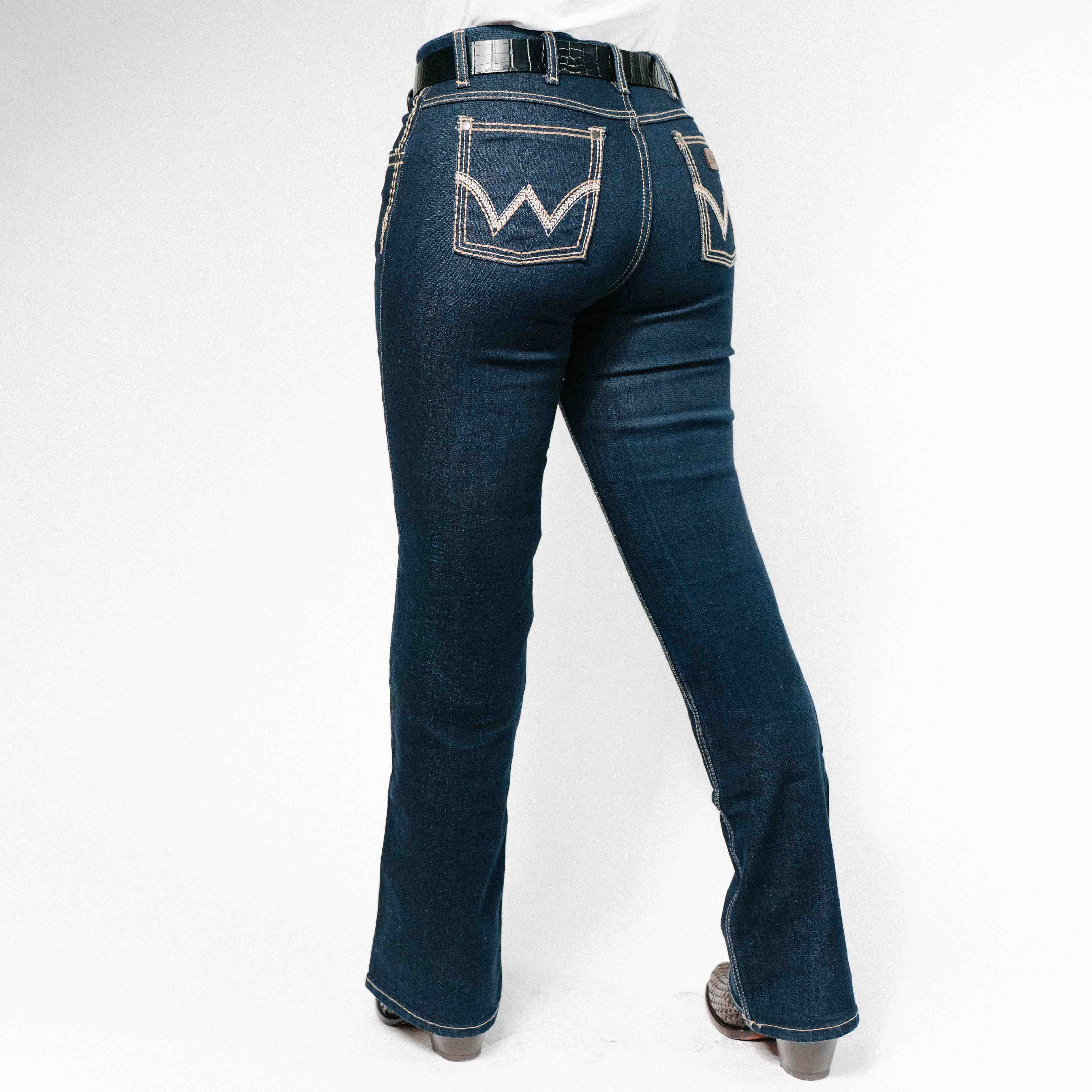 Pantalon Wrangler Cintura Alta Retro 086