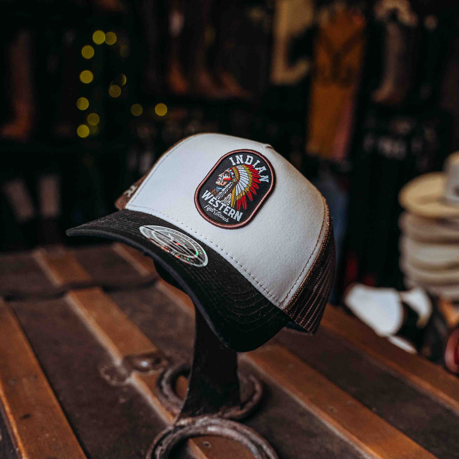 GORRA 5TH RANCH BULLS BEIGE GAMU/NGRO