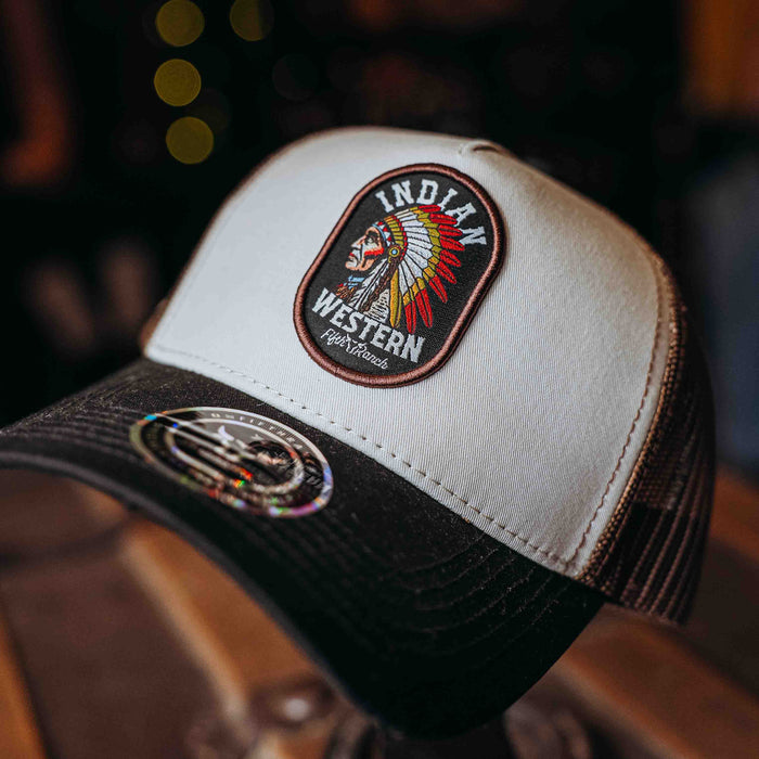 GORRA 5TH RANCH BULLS BEIGE GAMU/NGRO