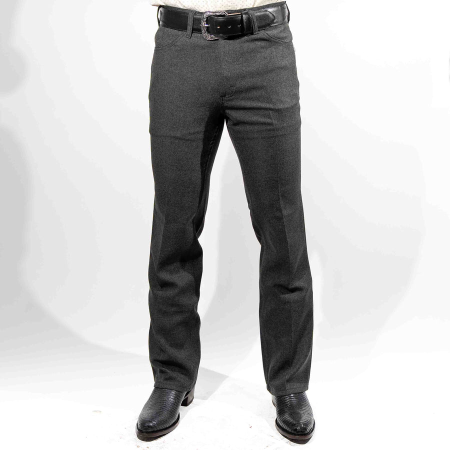Pantalón Wrangler Poly Negro Jaspeado