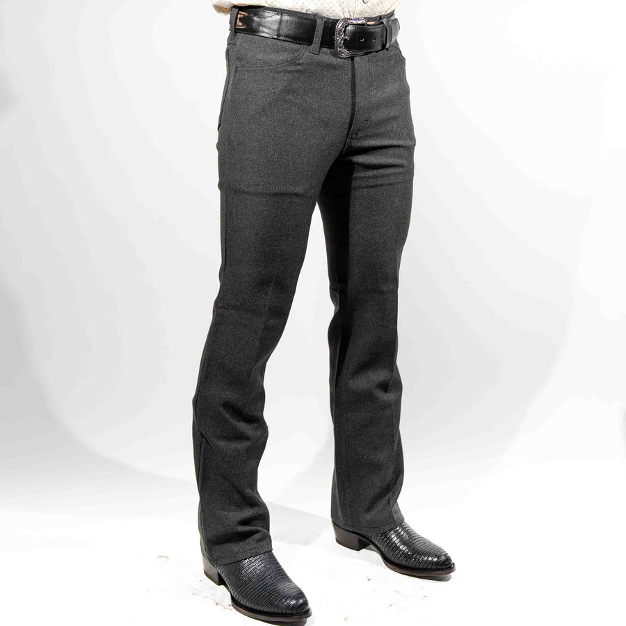 Pantalón Wrangler Poly Negro Jaspeado