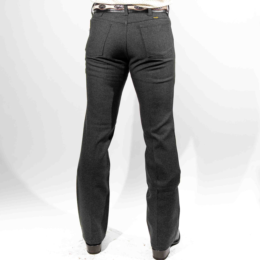 Pantalón Wrangler Poly Negro Jaspeado