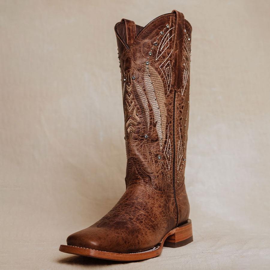 Bota Golden Guns Cleopatra Estoperol Camel 085