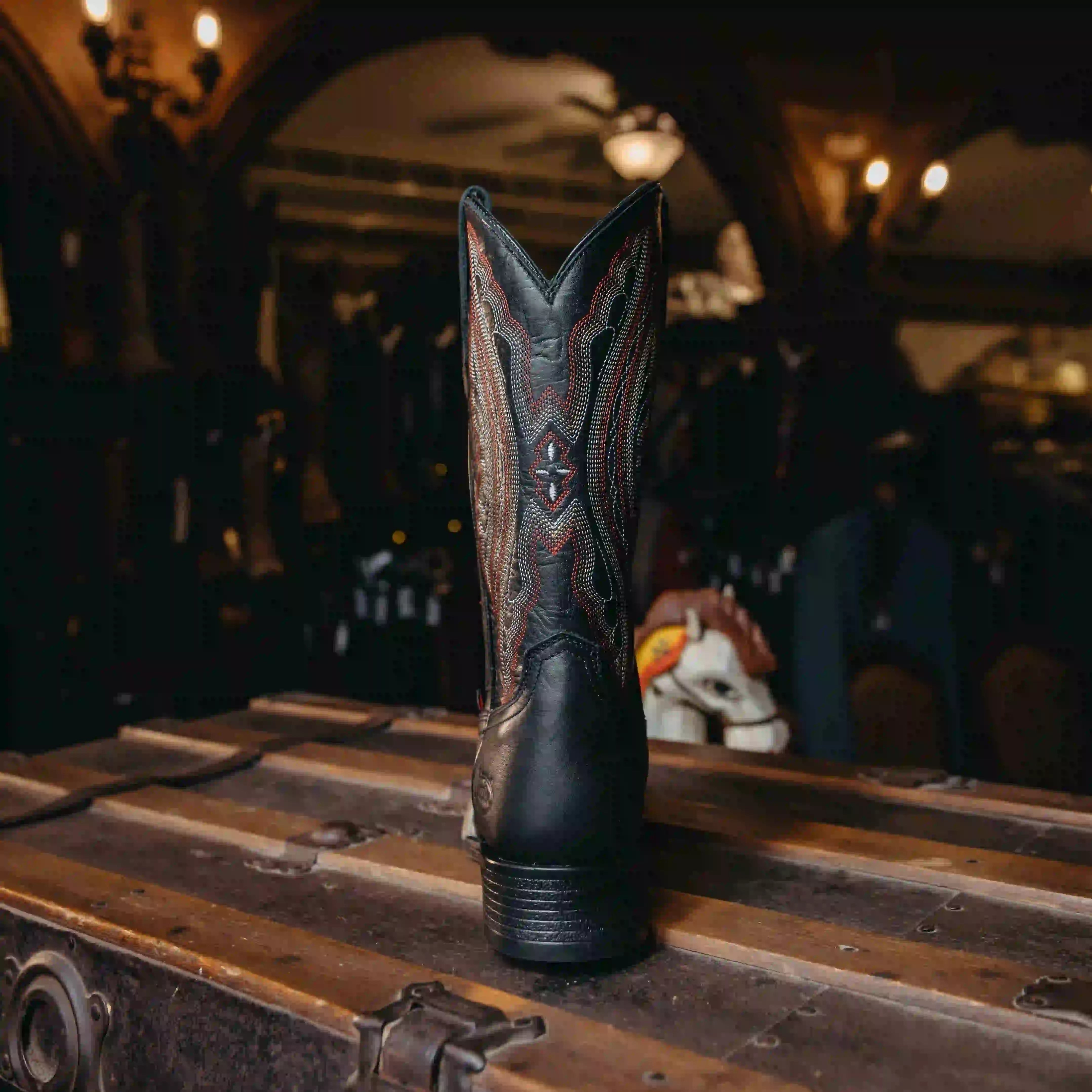 Bota Justin Negro H-Rodeo 010
