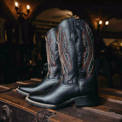 Bota Justin Negro H-Rodeo 010