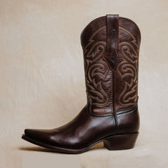 Bota Tejano Style Ramería Bora Choco Hombre 022