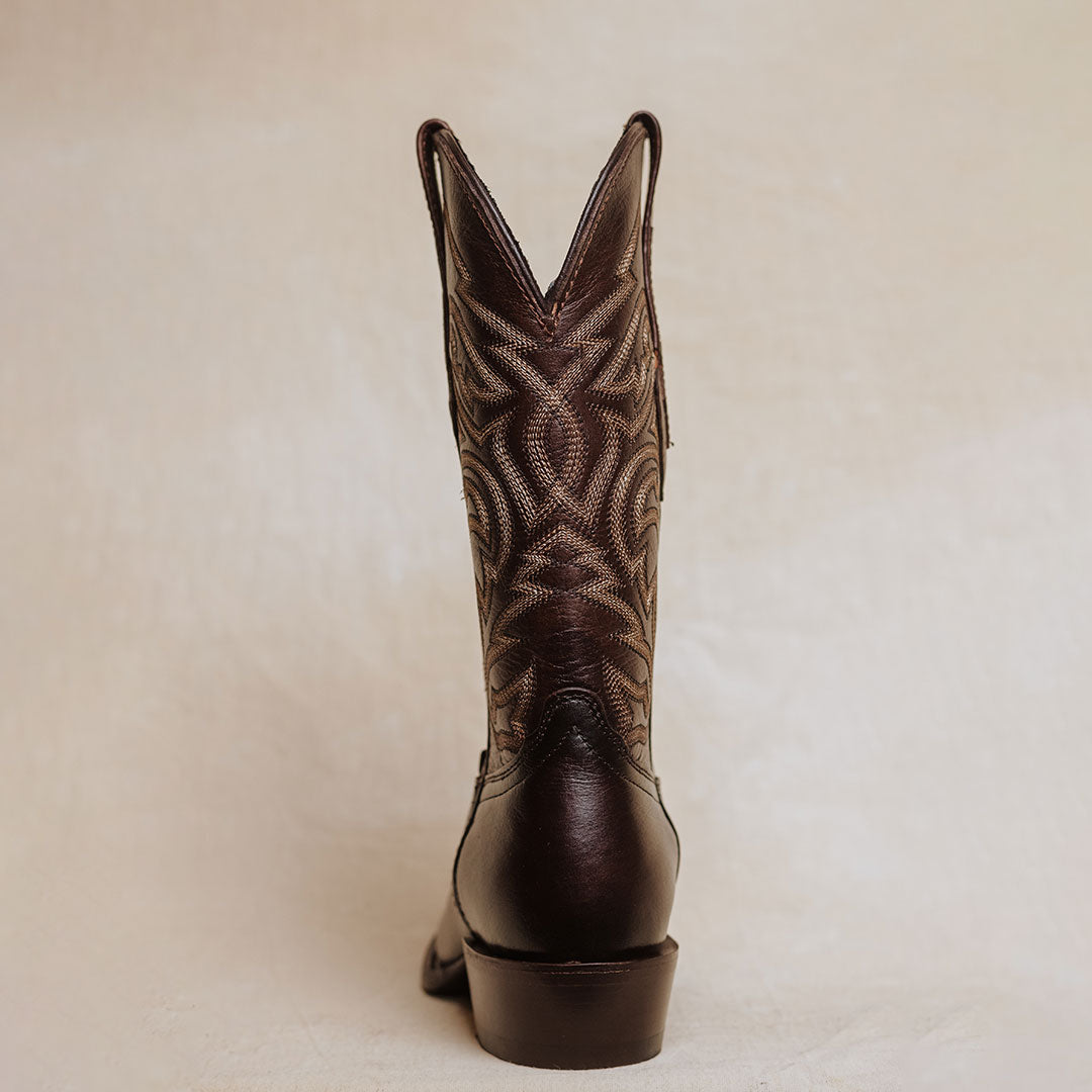 Bota Tejano Style Ramería Bora Choco Hombre 022