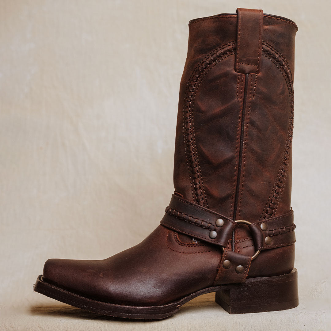 Bota Tejano Style Biker Askar Moka Hombre 032