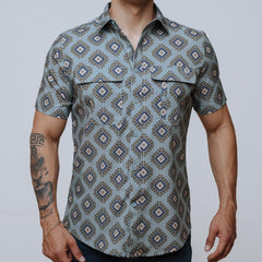 Camisa Platini MC Performance Aztec Verde 012