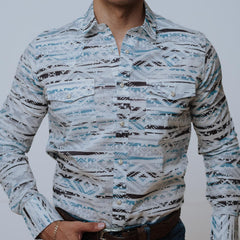 Camisa Platini Checotah Blanco/Azul 018