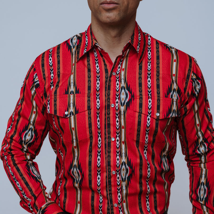 Camisa Wrangler Checotah Roja 184