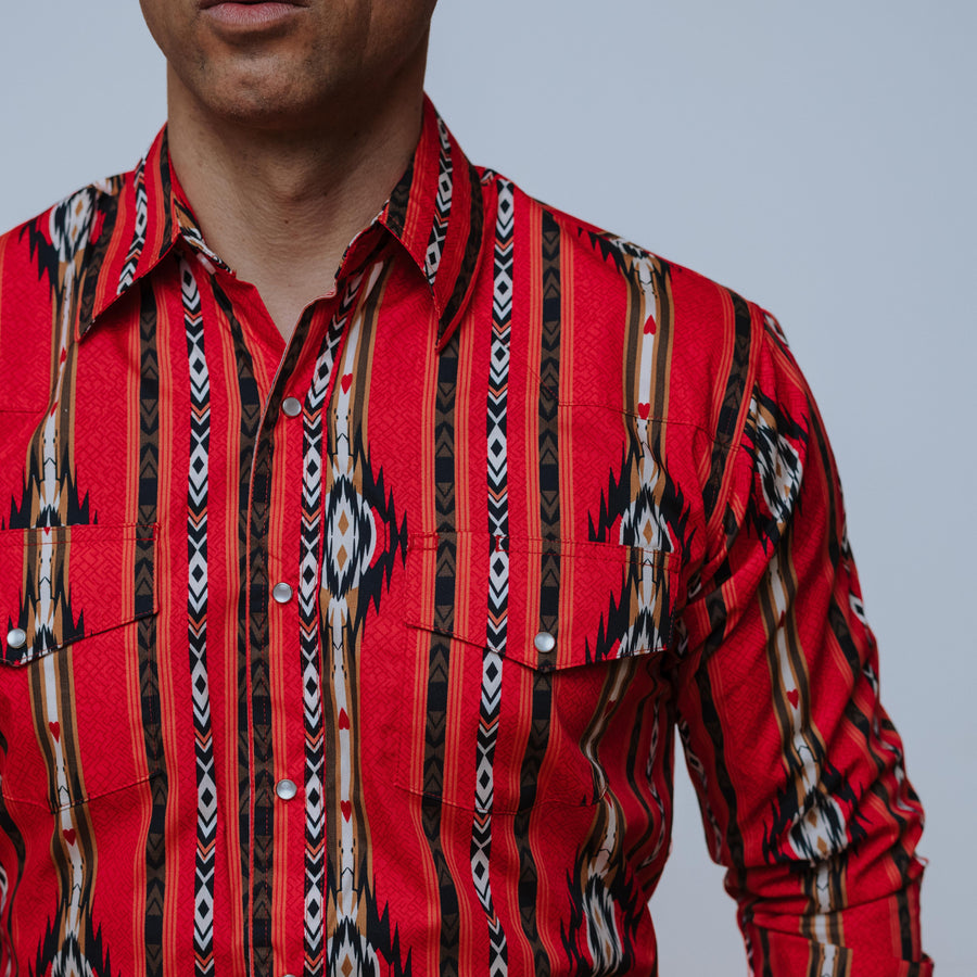 Camisa Wrangler Checotah Roja 184