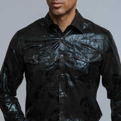 Camisa McAllen Est Foil Negro 033