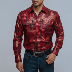 Camisa McAllen Est Foil Roja 0378