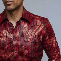 Camisa McAllen Est Foil Roja 0378