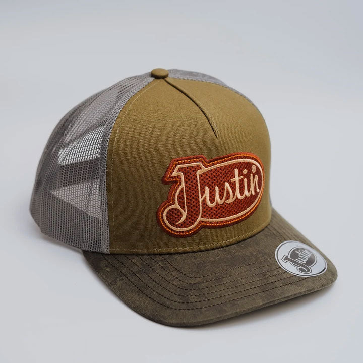 Gorra Justin Ocher Green 106