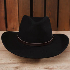 Sombrero Deldhy Texana Lana Negro 010