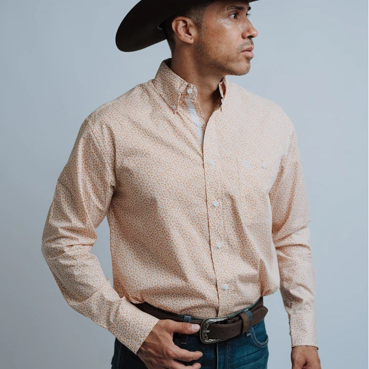 Camisa Wrangler George Strait Estampada Flor 227