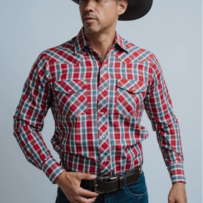 Camisa Hannover Cuadros Rojo Blanco 329