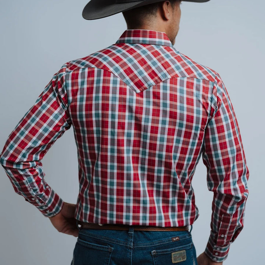 Camisa Hannover Cuadros Rojo Blanco 329
