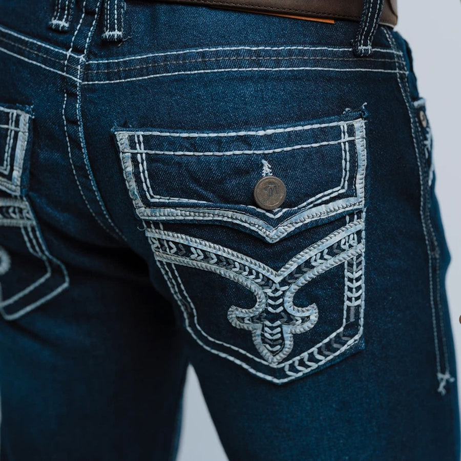Pantalón M-Cowboy Percherón Dk Blanco 001