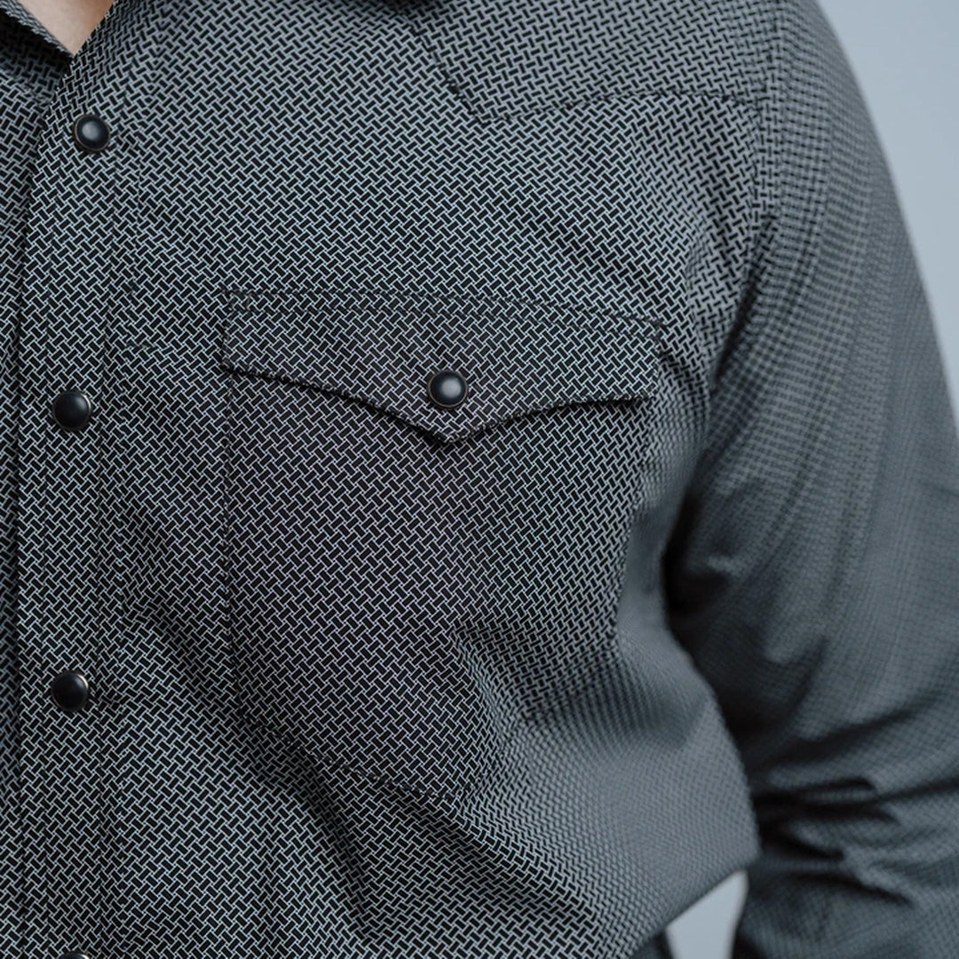 Camisa Custer Est Valencia Negro 004