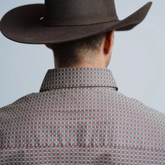 Camisa Wrangler George Strait Est Marron 234