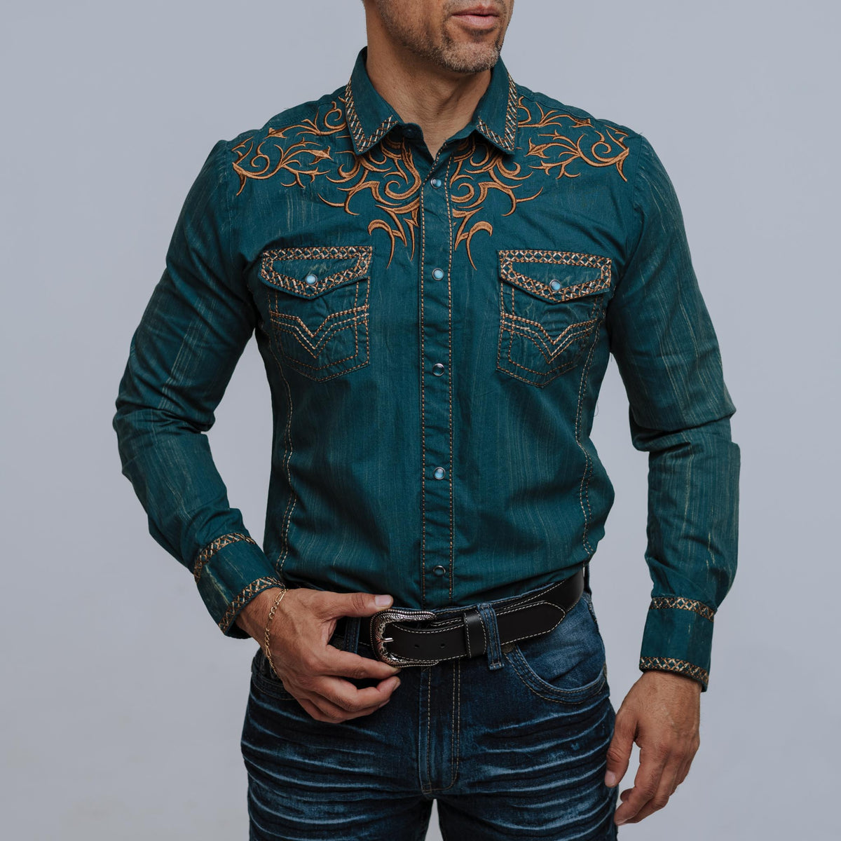 Camisa Platini Jade Oro 001