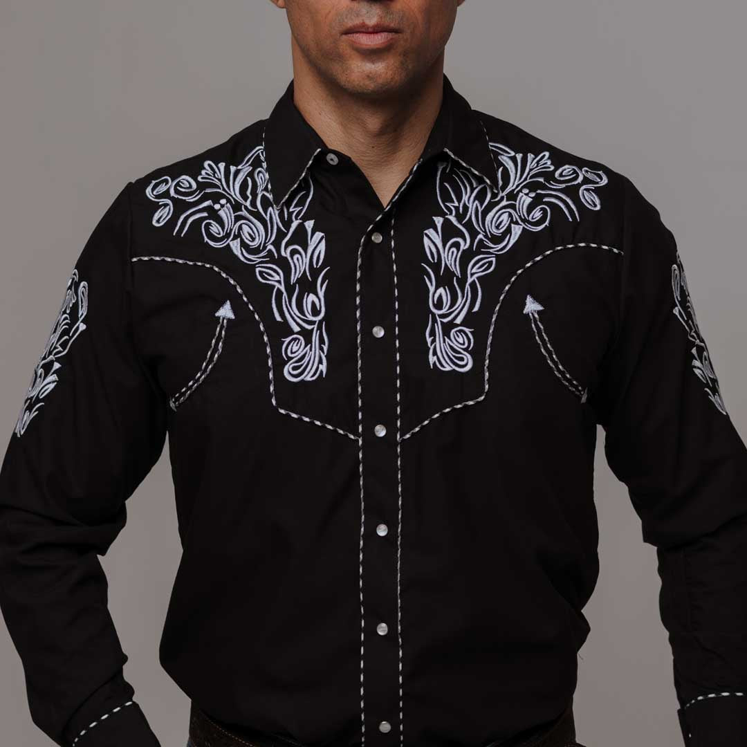 Camisa Rangers Negro Blanco 059