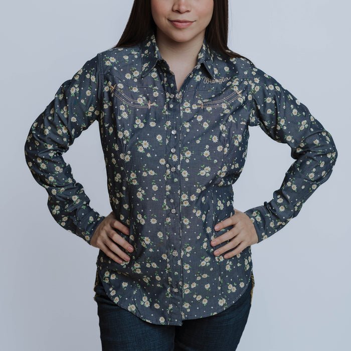 Blusa Wrangler Estampada Flores 064
