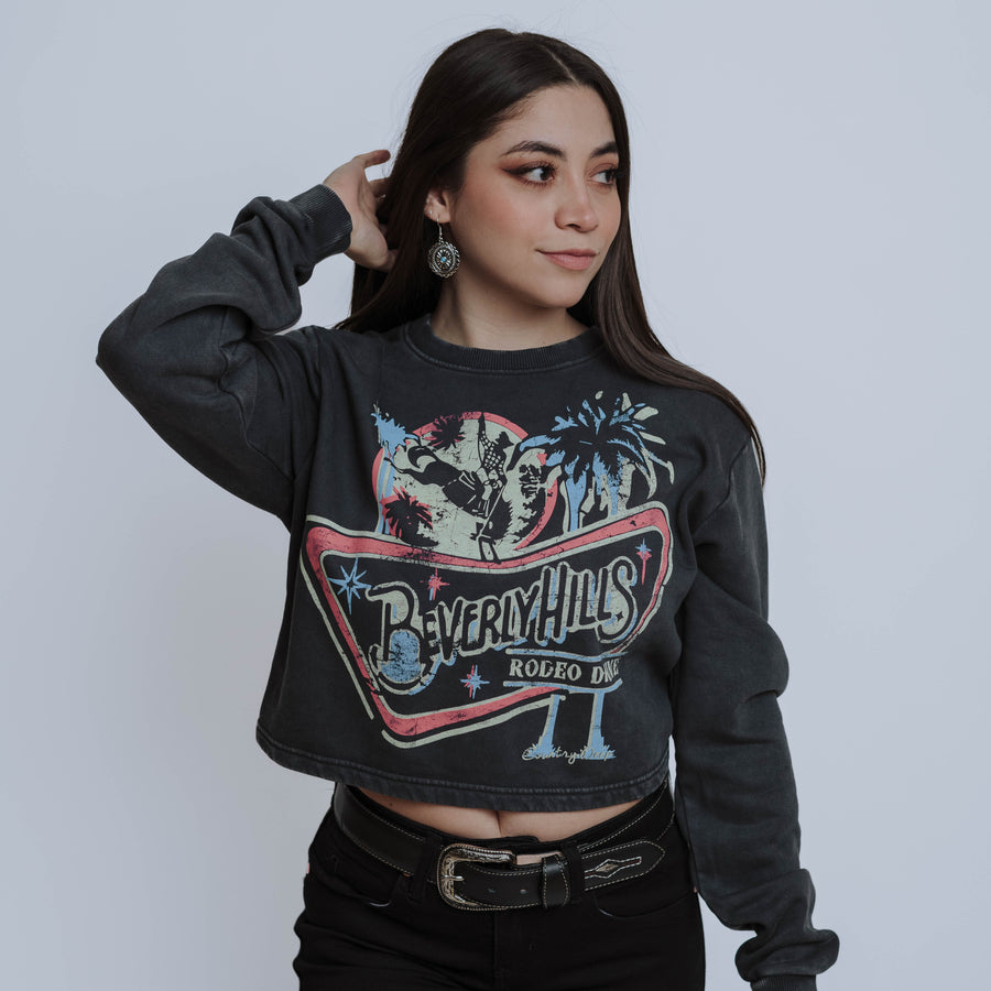 Sudadera Country Deep Beverly Hills Black 010