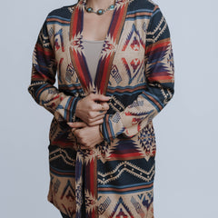 Cardigan Faex Nativo Navy 023