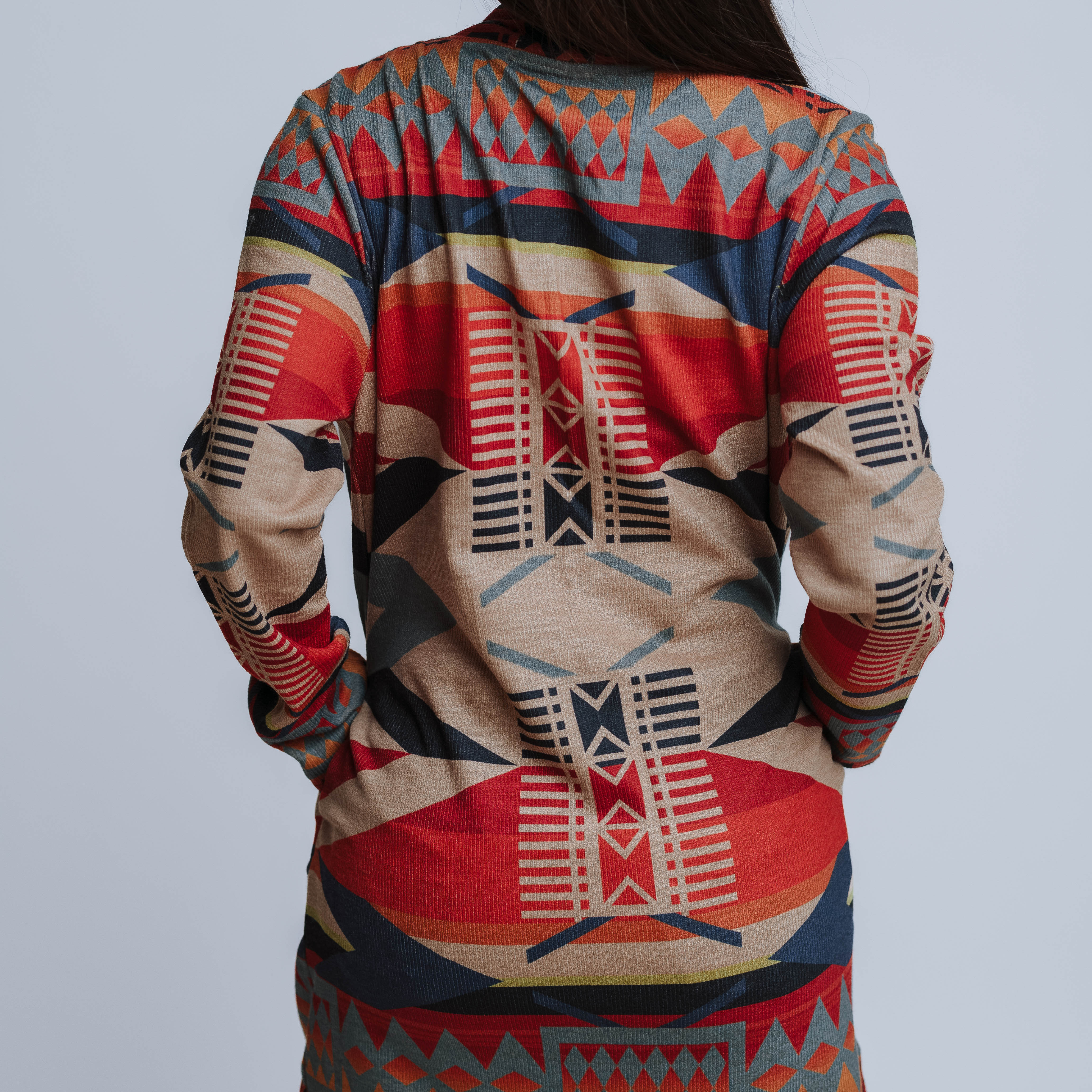 Cardigan Faex Nativo Multicolor 022