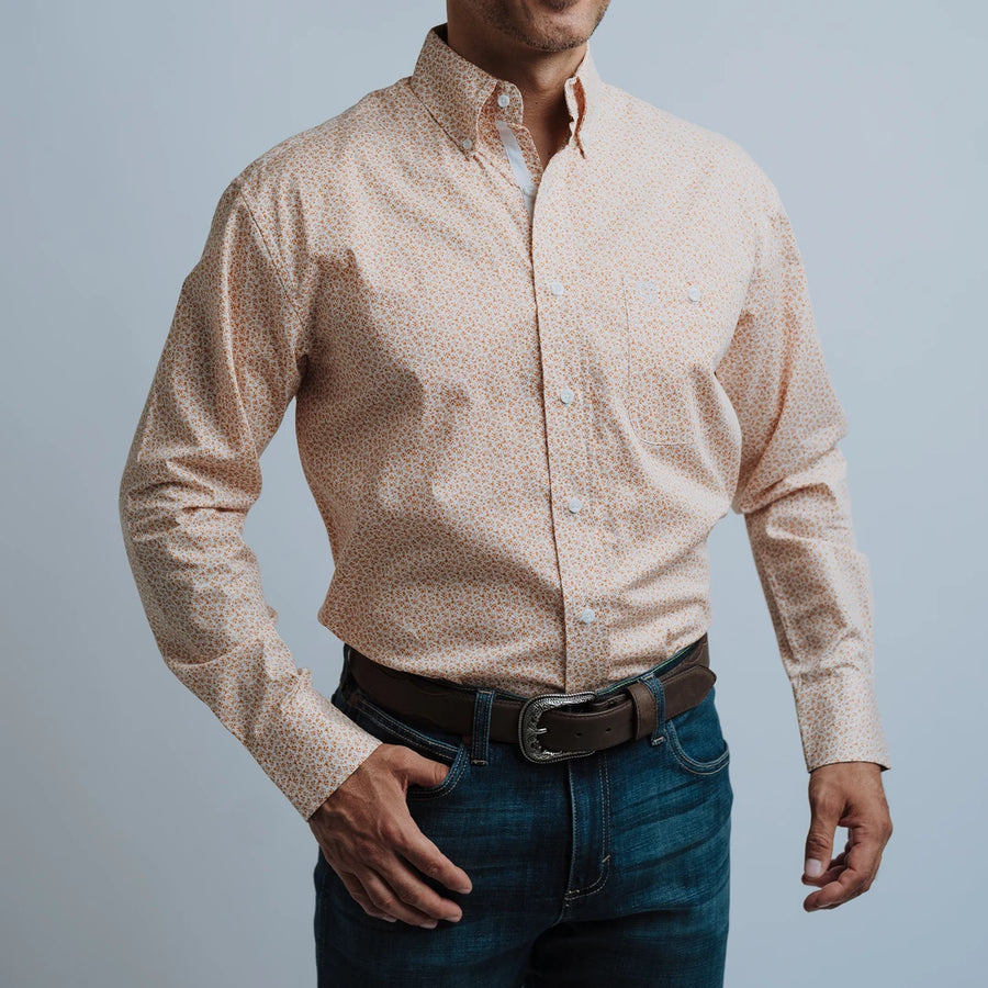 Camisa Wrangler George Strait Estampada Flor 227