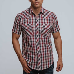 Camisa Hannover MC Cua Vino Negro 261